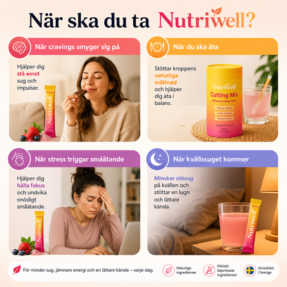 Nutriwell – Stödjer viktbalans och minskat sötsug